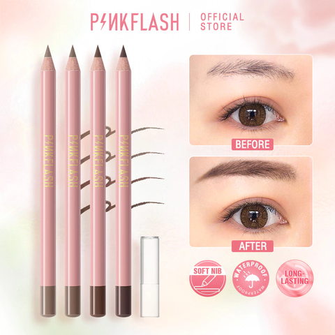 Chì Kẻ Mày PINKFLASH Mềm Mịn Chống Trôi Waterproof Easy Eyebrown Pencil PF-E02