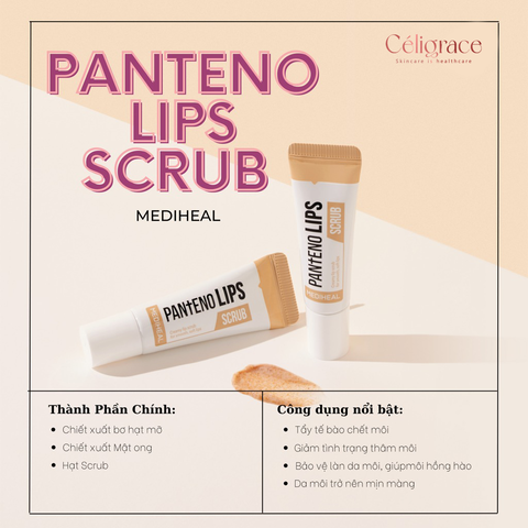Tẩy Tế Bào Chết Cho Môi Mediheal Pantenolips Scrub 10ml