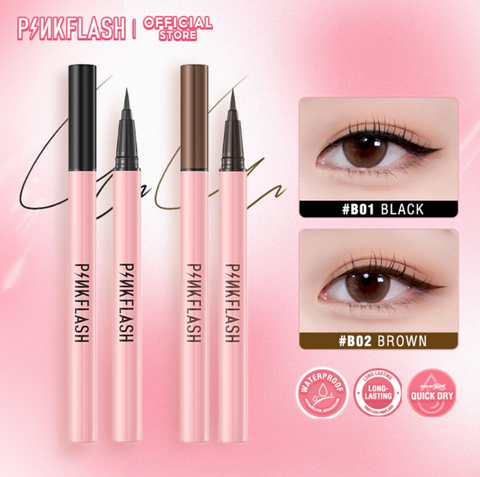 Bút Kẻ Mắt Nước PINKFLASH Chống Nước Lâu Trôi Waterproof Easy Eyeliner PF-E01 0.6g