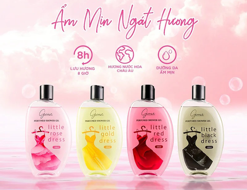 Sữa Tắm Gennie Hương Nước Hoa Dưỡng Ẩm, Perfumed Shower Gel 450ml