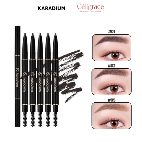 Chì Kẻ Mày Nét Mảnh, Lâu Trôi Karadium Auto Eyebrow Pencil 0.18g