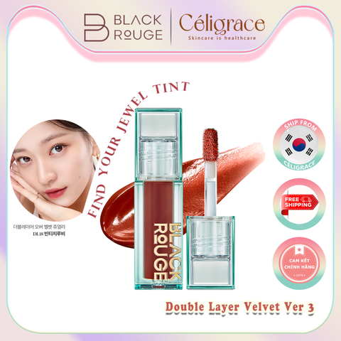 [MÀU DL15 - MÀU DL21] Son Kem BLACK ROUGE Double Layer Over Velvet Ver 3 - Jewelry