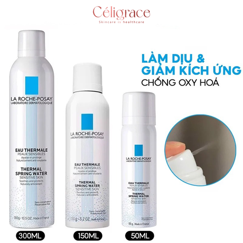 Xịt Khoáng La Roche-Posay Làm Dịu Và Bảo Vệ Da Thermal Spring Water Sensitive Skin
