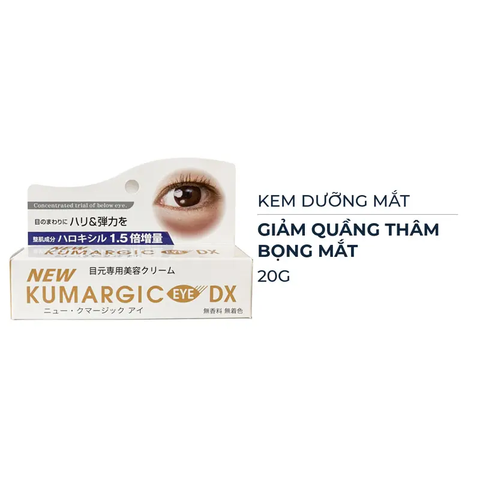 Kem Dưỡng Mắt Giảm Quầng Thâm & Bọng Mắt KUMARGIC Eye Cream 20g