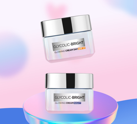 Kem Dưỡng Da L'OREAL Hỗ Trợ Mờ Thâm Nám Glycolic Bright Glowing Cream 50ml