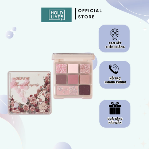 Bảng Phấn Mắt HOLD LIVE 8 Ô Vintage Garden Eyeshadow Palette 12.6g - Màu H01