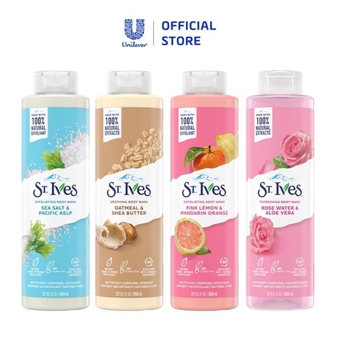 Sữa Tắm St.Ives Dưỡng Ẩm Da Body Wash