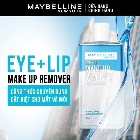 Nước Tẩy Trang Mắt Môi MAYBELLINE Lip & Eye Make Up Remover