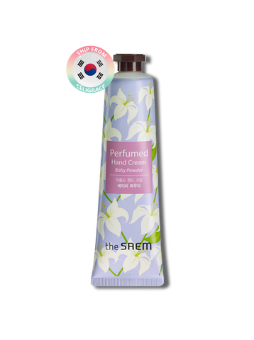 Kem Dưỡng Da Tay The Saem Dưỡng Ẩm Làm Mềm Mại, Đều Màu Da Perfumed Hand Cream 30ml