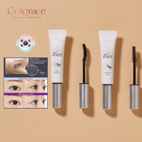 Mascara Etude House Làm Dài Và Dày Mi Dr.Mascara Fixer For Super Long Lash 6ml