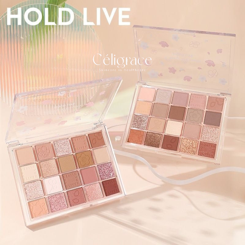 Bảng Phấn Mắt HOLD LIVE 20 Ô Evening Sakura Dance Eyeshadow Palette 34g