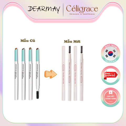 [Mẫu Mới 2024] Chì Kẻ Mày Dearmay Đầu Mảnh The Chic Eyebrow Pencil 0.3g