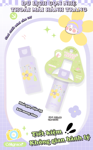 CM-3093 [1 CHAI] Chai Chiết Mỹ Phẩm Tiện Lợi TTR Có Nắp Bật 50ml (Tím)