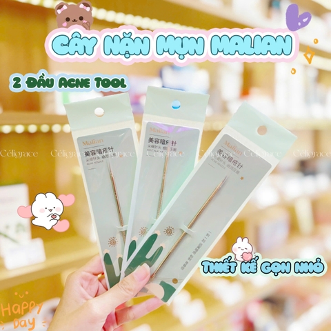 D5A - Cây Nặn Mụn MALIAN 2 Đầu Acne Tool