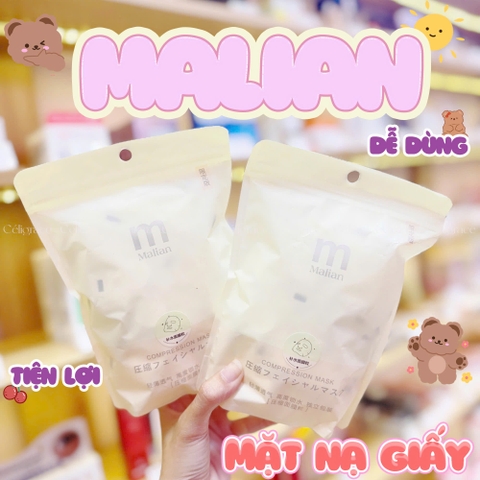 M-3204 - Mặt Nạ Giấy Nén Dạng Viên MALIAN Tiện Dụng