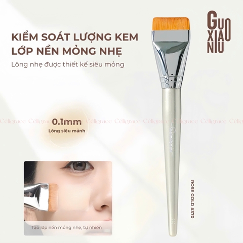 Cọ Tán Nền Đầu Dẹt GUOXIAONIU Rose Gold Foundation Brush #370