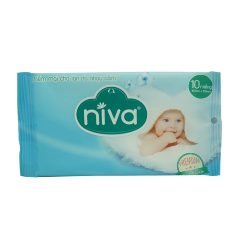 COMBO 24 GÓI KHĂN ƯỚT NIVA 10 TỜ