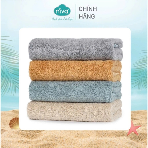 Khăn Mặt Bông Nở Niva FP1 100% Cotton Mềm Mịn Kích Thước 28x48 cm