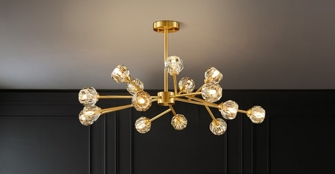 5 lợi ích của đèn mâm led hiện đại cho phòng ngủ