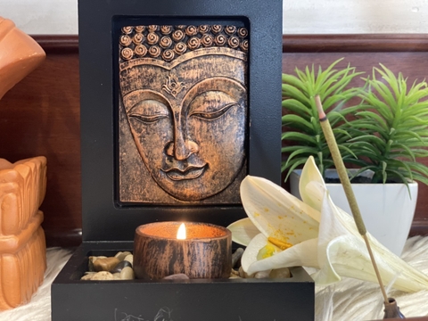 Tranh Phật nến thưởng trầm