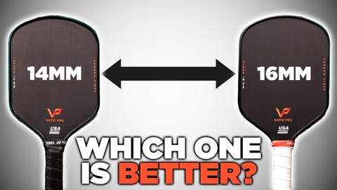 So sánh vợt Pickleball 14mm và 16mm: Nên chọn loại nào?