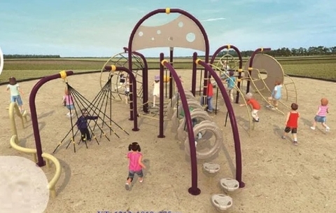 Cầu trượt ngoài trời cho bé và địa chỉ mua hàng uy tín