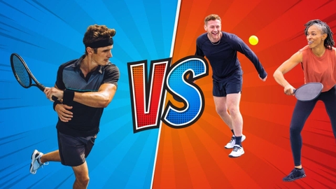 Những điểm khác nhau cơ bản khi so sánh Pickleball và Tennis