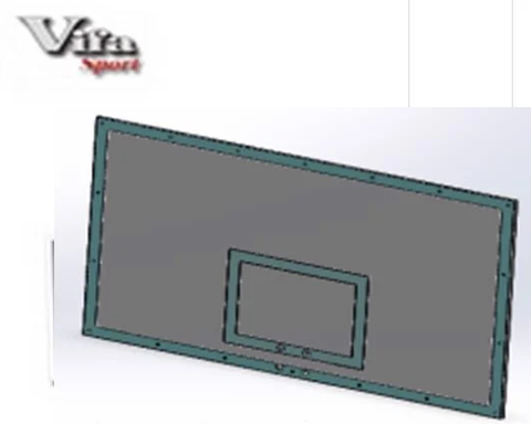 Bảng bóng rổ composite Vifa 800518