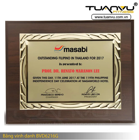 Bảng vinh danh BVD6216G