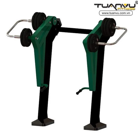 Dụng cụ tập thể lực ngoài trời kéo xô lưng TVQDTL008