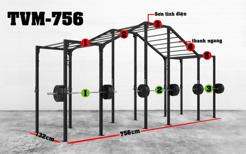 Giàn crossfit TVM - 756