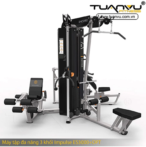 Máy tập đa năng 3 khối Impulse ES3000+OPT