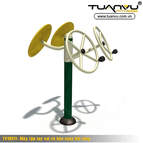 Máy tập tay vai và bàn xoay khí công TV19311