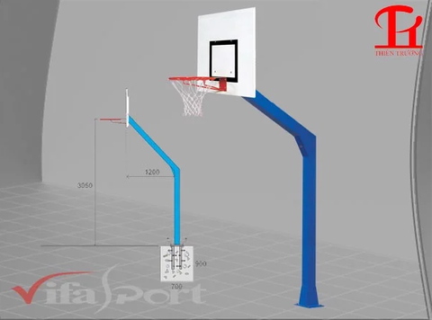 Trụ bóng rổ cố định Vifa 801875