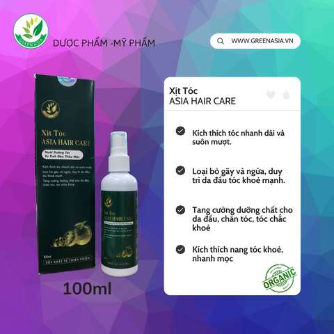 XỊT TÓC ASIA HAIR CARE 100ml