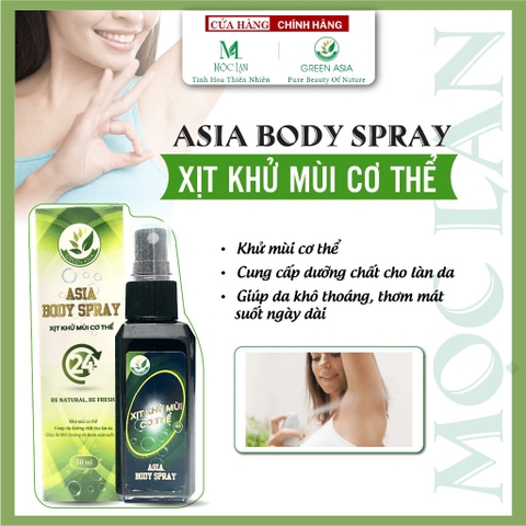 XỊT KHỬ MÙI CƠ THỂ ASIA BODY SPRAY