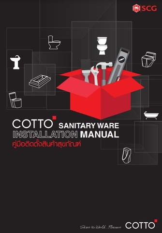 Tài liệu / catalogue Hướng dẫn lắp đặt thiết bị vệ sinh Cotto