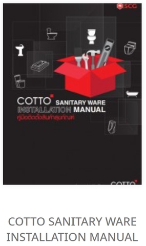 Hướng dẫn lắp đặt, Bảo dưỡng TBVS Cotto (Full 2016-2025)