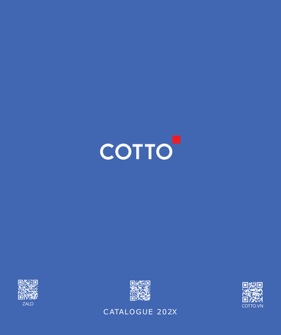 Bảng báo giá thiết bị vệ sinh cotto mới nhất 2022-2025 / Full catalogue 2022-2025