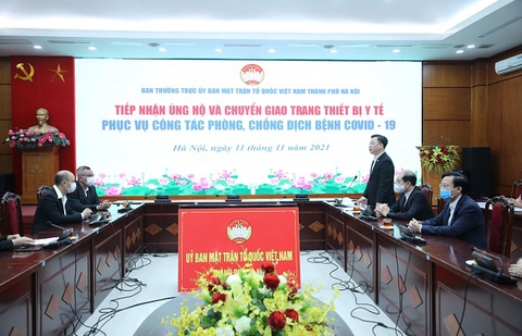 Tập đoàn SCG (cotto) trao tặng máy xét nghiệm Real-time PCR tự động cho Hà Nội, chung tay trong cuộc chiến chống Covid-19