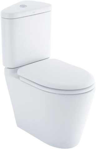 C17017  Bồn cầu COTTO 02 khối, Két nước hình tam giác, lắp đặt ở góc trái hoặc phải