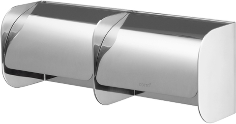 HỘP ĐỰNG GIẤY VỆ SINH ĐÔI INOX COTTO NEW HOTEL SERIES CT0233(HM)