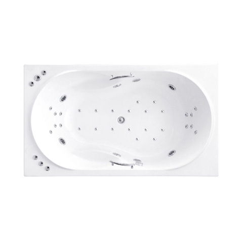 BWA429EL(H) WH Bồn tắm ngọc trai COTTO massage + sục khí ROYAL ROSANNA