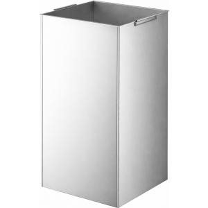 BIN003#SA Thùng rác vuông công cộng đặt dưới (SUS304) 308 x 308
