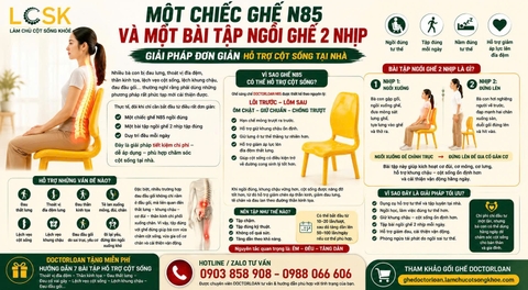 MỘT CHIẾC GHẾ N85 VÀ MỘT BÀI TẬP NGỒI GHẾ 2 NHỊP