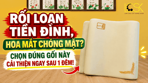 Rối Loạn Tiền Đình, Hoa Mắt Chóng Mặt? Chọn Đúng Gối Này Cải Thiện Ngay Sau 1 Đêm!