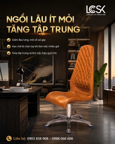 GHẾ 90T – NGƯỜI BẠN ĐỒNG HÀNH BẢO VỆ CỘT SỐNG CHO NGƯỜI VĂN PHÒNG