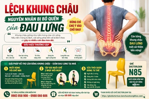LỆCH KHUNG CHẬU – NGUYÊN NHÂN BỊ BỎ QUÊN CỦA ĐAU LƯNG