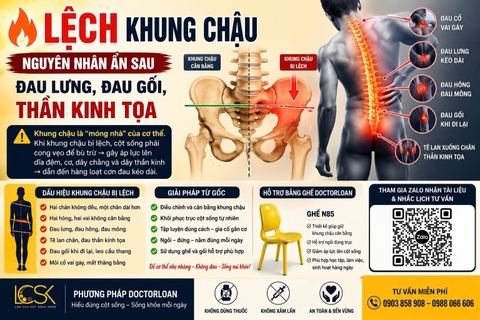 LỆCH KHUNG CHẬU – “THỦ PHẠM” GÂY ĐAU TOÀN THÂN