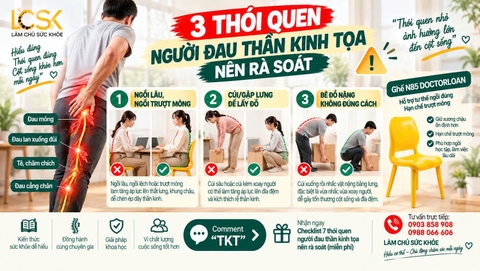 ⚡ ĐAU THẦN KINH TỌA: ĐỪNG CHỈ CHÚ Ý ĐẾN CHỖ ĐAU